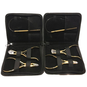 New Style Hair Extension Tools Kit Hot Selling Stainless Steel Hair Extension Tools Kit Logo-Packed <b>Pliers</b> <b>Set</b> with Low MOQ - Product Image 6