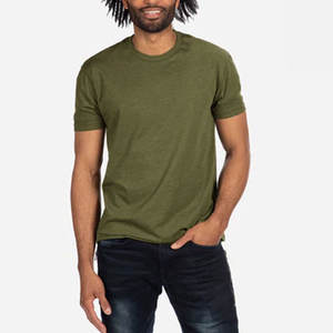 Camisetas al por mayor NL6010 personalizadas unisex de cuello redondo, mezcla de tres telas, camisetas ligeras de manga corta para hombre, mezcla para camisetas Next Level - Product Image 5