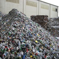 Bales de Recortes de Botellas PET Recicladas, Color Verde y Mixto, Alta Calidad, Grado de Moldeo por Inyección para Reciclaje