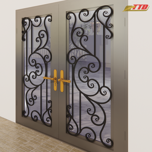 100% puertas de entrada de hierro estilo PUERTA DE INGREDIENTES DE Vietnam para entrada frontal - Product Image 5