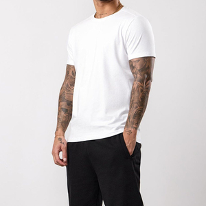 Camisetas de Lujo Personalizadas para Hombre, Camiseta de Algodón, Estilo Urbano, Cuello Redondo Acordonado, Tejido Grueso de 280 g/m² - Product Image 1