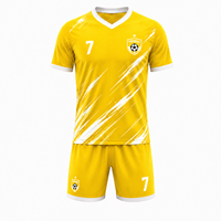 Ensemble d'uniformes de football professionnels personnalisés, maillot de football imprimé, shorts et chaussettes assortis, légers, respirants, unisexes