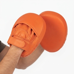 Almohadillas de Boxeo de Cuero Vacuno, Duraderas, Ecológicas, Suaves, para Kickboxing, Equipo de Entrenamiento para Todas las Estaciones - Product Image 3