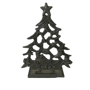 Wholesale Silver Metal Christmas <b>Stocking</b> Holders Heavy Duty Reindeer Snowflake <b>Stocking</b> <b>Hangers</b> <b>For</b> Fireplace Mantle Decor - Product Image 3