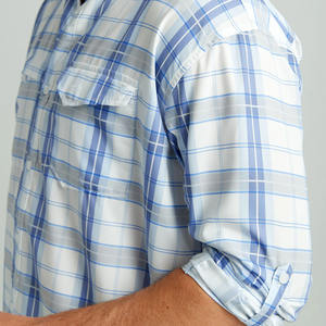 Camisa de Pesca para Hombre con Cuello Camisero, Protección Solar UPF 50, Impermeable, Cortavientos, Transpirable, 100% Poliéster, Secado Rápido, Cierre de Botones - Product Image 4