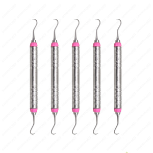 Sambrialmed Premium Manual Hu-Friedy Nouveau Lot de 5 Détartreurs Parodontaux à Double Embout Type Falciforme H6/H7 Instruments Dentaires de Haute Qualité CE - Product Image 1