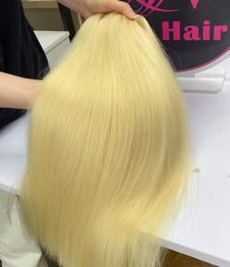 Meilleure qualité Super oeuf naturel droit vierge vietnamien trame de cheveux humains cheveux de luxe pour faire des extensions de cheveux de perruque - Product Image 1