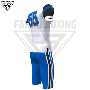 Vêtements de sport d'équipe personnalisables avec logo imprimé, vêtements pour adultes et jeunes, uniforme de football, taille plus, polyester, maillots et hauts de football américain - Product Image 4