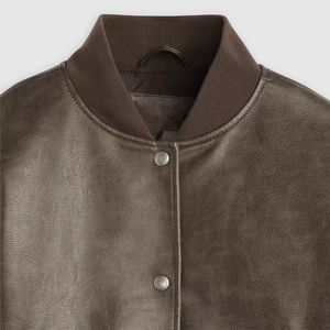 Chaqueta de Cuero Sintético Personalizada para Mujer, Estilo Heather, Ropa de Sororidad, Fabricante Mayorista, Transpirable, Marca Privada, Logotipo Personalizado - Product Image 6