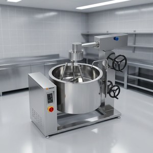Olla de vapor con inducción y revestimiento rotatorio Amicook 380V/440V, electrodoméstico de cocina con control de temperatura de precisión y de alta resistencia. - Product Image 2