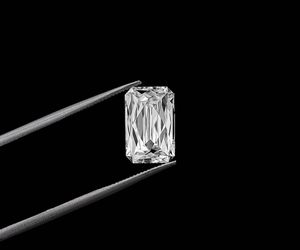 Diamant de laboratoire de 2,50 carats, taille antique, diamant créé en laboratoire, diamant Ashoka à taille croisée pour bagues de fiançailles, diamant blanc CVD-HPHT - Product Image 4