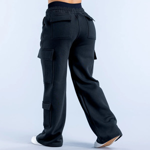 Pantalones Cargo de Mujer Estilo Paracaídas, Corte Relajado, Modernos, Utilitarios, Moda Urbana, Venta al por Mayor de Fábrica, Jeans Cargo para Mujer - Product Image 4