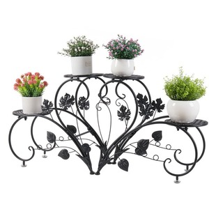 Durable and Stable Metal Iron Planter <b>Pot</b> <b>Stand</b> For Garden Decoration New Arrival Available - Product Image 1