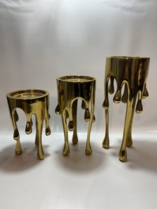 Modern Matte <b>Black</b> <b>Metal</b> <b>Candle</b> <b>Holders</b> Set Aluminum Tall Taper Candlestick Stands Minimalist Table Centerpiece Home Decor - Product Image 4