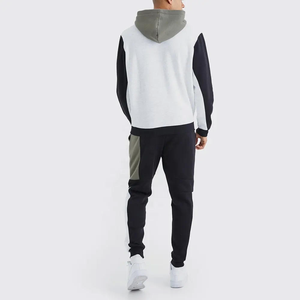 Conjunto Deportivo DENEZE para Hombre, con Capucha, Estilo Vintage, para Invierno, Manga Larga, Color Sólido, Casual, Transpirable, Ecológico, 100% Algodón - Product Image 2