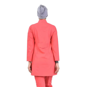 Combinaison médicale une pièce pour femmes, pantalon long, tenue de travail pour hôpital, clinique, salon de beauté, vente en gros OEM - Product Image 5
