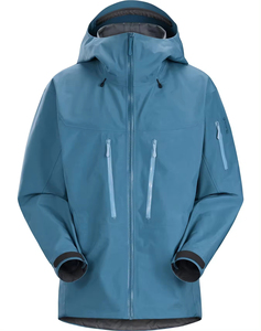 Custom Hooded <b>Thin</b> Casual Autumn Windbreaker <b>Jacket</b> Breathable Eco-Friendly <b>Waterproof</b> Canvas Hiking Zipper Closure OEM Service - Product Image 2