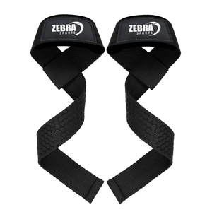 Nouvelles sangles de musculation antidérapantes avec coussinet en néoprène, poignée extra résistante, sangles de poignet en silicone pour la musculation en salle de sport - Product Image 1