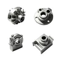 Bloc de collecteur hydraulique moulé par investissement, boîtier de vanne hydraulique, bloc de commande pneumatique en acier au carbone WCB, pièce usinée CNC