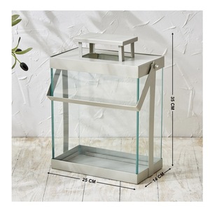 Wholesale Modern Home Decorations <b>Silver</b> Metal Candle Holder <b>Lanterns</b> for Tabletop and Floor - Product Image 4