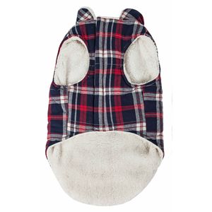 Cappotto Classico Imbottito a Quadri per Cani, Giacca Impermeabile per Animali Domestici - Product Image 5