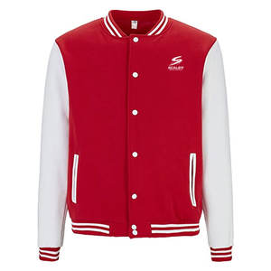 Fashionable Men Varsity Winter Jacket Stand Collar Front Logo Long Sleeves Relaxed Fit Breathable Windproof for Fashion Style - Product Image 1