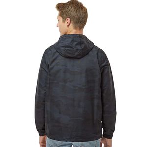 Unisex Water Resistant Windbreaker Pullover Jacket Outdoor Performance Anorak Hooded <b>Coat</b> Lightweight Sports Casual Apparel - Product Image 2