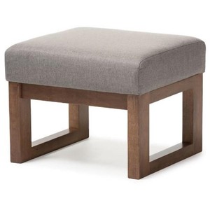 Walnut Wood Upholstered Ottoman <b>Step</b> <b>Stool</b> Wholesale | Handcrafted India - Product Image 1