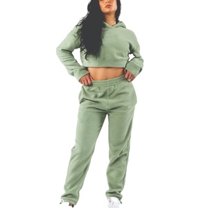 Chaqueta polar de Sherpa para mujer, de felpa suave sudadera con cremallera, capucha, sudaderas cortas ligeras, cordón, bordado bonito, ODM de invierno - Product Image 1