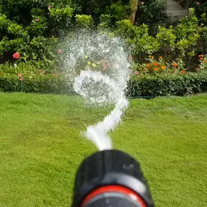 High Quality Metal Garden Water Sprayer Adjustable High Pressure Cleaning Nozzle with High Quality Hose