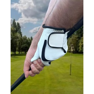 Guantes de Golf Blancos Ligeros de Cuero Genuino Cabretta para Hombre, con Ajuste Duradero Personalizable, Accesorios Deportivos - Product Image 5