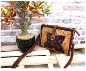 Bolso de piel auténtica hecho a mano estilo señora, novedad de verano, forro de algodón de alta calidad para mujer, precio directo de fábrica - Product Image 1