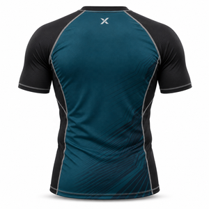 Maillots de bain à manches courtes pour hommes |   Bordeaux Bleu Vert Rouge Violet |   Fabricant OEM ODM |   Vêtements de sport |   Sublimation | - Product Image 2