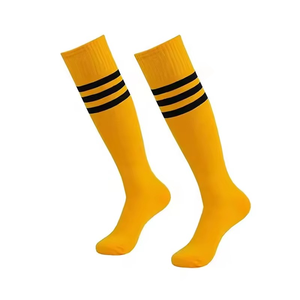 Baseball Cotton Knitted Socks Anti <b>Slip</b> Breathable Snag Resistance Knee High Custom Logo Design Cycling Active Wear Socks - Product Image 3