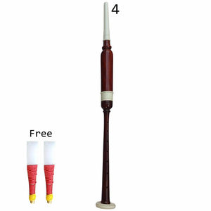 Chanter d'entraînement professionnel pour dudelskoir écossais, en bois de rose avec revêtement noir et chanter en plastique ivoire - Product Image 6