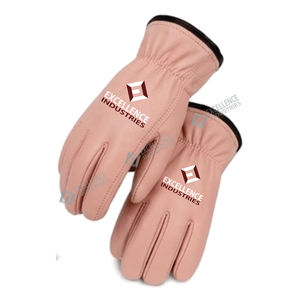 Guantes de Trabajo de Cuero de Uso General, Duraderos, Ligeros, Protección para las Manos, Muñequera Ajustable, Impermeables, para Construcción - Product Image 5