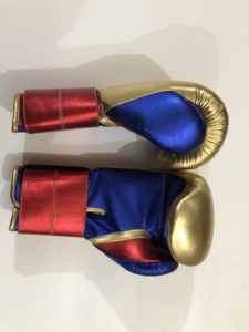 Guantes de Boxeo de Cuero Vacuno con Logotipo Personalizado, Guantes Profesionales de Entrenamiento y Sparring para Gimnasio, Kickboxing, MMA, Venta al Por Mayor Directa - Product Image 4