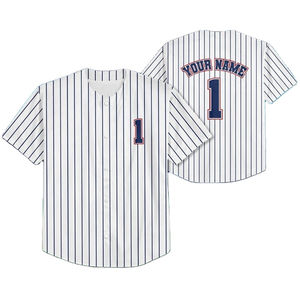 Maillot de baseball unisexe 100% polyester respirant, imprimé uni, manches courtes, logo sur le devant - Product Image 3