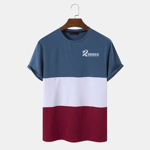 เสื้อยืดผู้ชายสีพื้น ดีไซน์โดดเด่น สวมใส่สบาย ขายดี ราคาประหยัด เหมาะสำหรับใช้ในชีวิตประจำวัน - Product Image 1