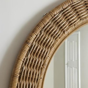 Espejo Decorativo Tallado a Mano en Bambú |   Artesanía Asiática en Pergaminos al por Mayor - Product Image 3