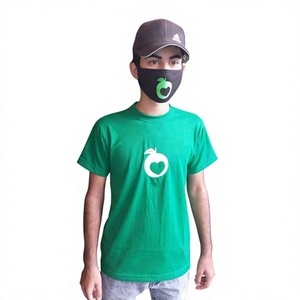 เสื้อยืดคอกลมทรงปกติ แขนสั้น ผ้าฝ้ายเจอร์ซีย์ 100% ซักแล้ว สีพื้น สำหรับผู้ชาย ฤดูร้อน รับออกแบบโลโก้ตามสั่ง ขายส่ง - Product Image 1