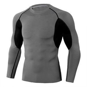 Combinaison respirante à séchage rapide pour hommes, vêtements de plage, fitness, cyclisme, chemise à manches longues imprimée cool pour hommes - Product Image 4
