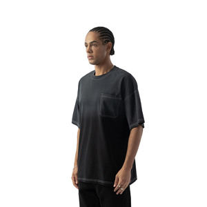 เสื้อยืดแขนสั้นทรงโอเวอร์ไซส์ผ้าเจอร์ซีย์คอตตอน 100% หนัก 240 กรัม สำหรับผู้ชาย ระบายอากาศได้ดี แห้งเร็ว ไม่หดตัว - Product Image 4