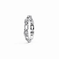 Export Quality Custom Moissanite Diamond Ring With VVS Clarity Elegant Design For Engagement Party And Gift for Sale