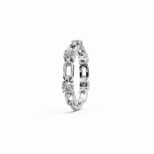 Export Quality Custom Moissanite Diamond Ring With VVS Clarity Elegant Design For Engagement Party And Gift for Sale - Product Image 2