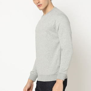 Suéter de Punto para Hombre, Cuello Redondo, Forrado 100% Lana, Corte Regular, Color Sólido, Informal, para Otoño - Product Image 1