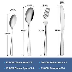 Juego de Cubiertos de Metal de Prestigio, Juego de Cubiertos para Recepciones de Boda y Cenas Informales al Mejor Precio - Product Image 3