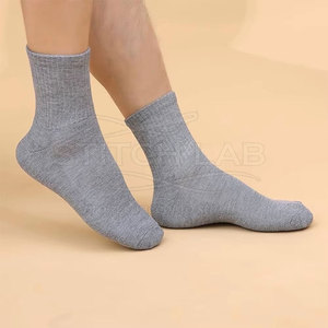 Good Price Men's Casual <b>Socks</b> Custom Logo Outdoor Breathable 100% Cotton Best Quality for Online Sale - Product Image 3