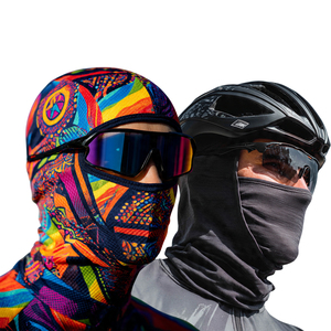 Cagoule de ski tendance, cagoule de cyclisme respirante en soie glacée, cagoule de moto, masque facial de sport, protection du cou - Product Image 1
