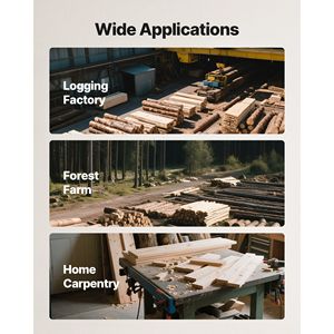 Accessorio per Motosega Portatile Regolabile 2-6 Pollici, Guida per Taglio Verticale del Legname in Ghisa Resistente, Macchinario Forestale - Product Image 2